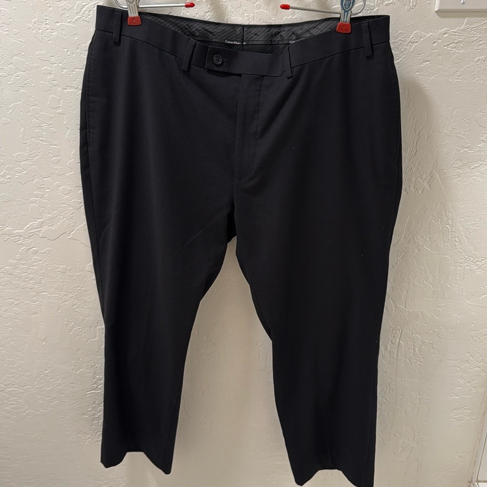 Calvin Klein Men's Black Dress Pants 38x27